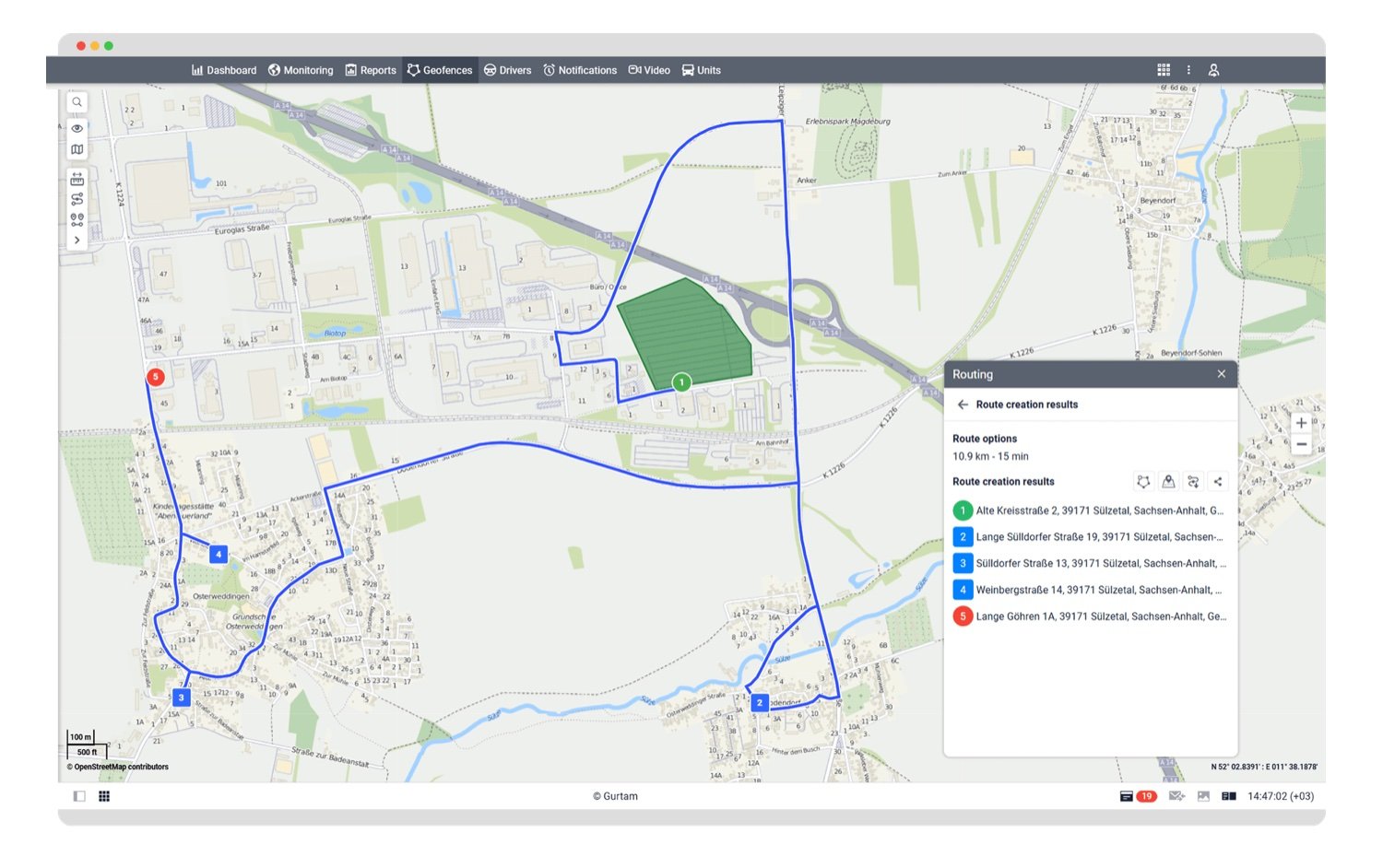 Optimización de rutas en la plataforma TrackingCCL